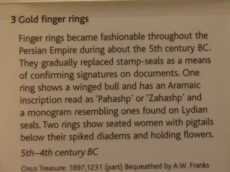 Solar Disc on Gold Rings